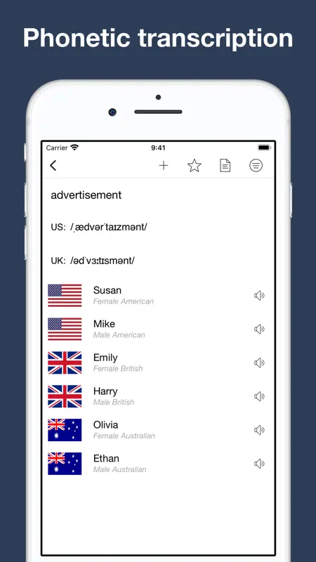 Audio Pronunciation Dictionary screenshot 3 of 7