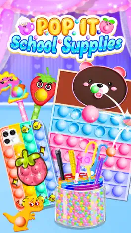Game screenshot Pop It School Supplies mod apk