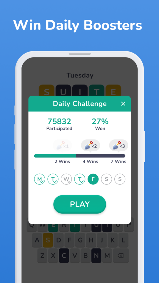 #5. Wordaily ®-With No Daily Limit (iOS) 由: PANDAS OF CARIBBEAN LIMITED