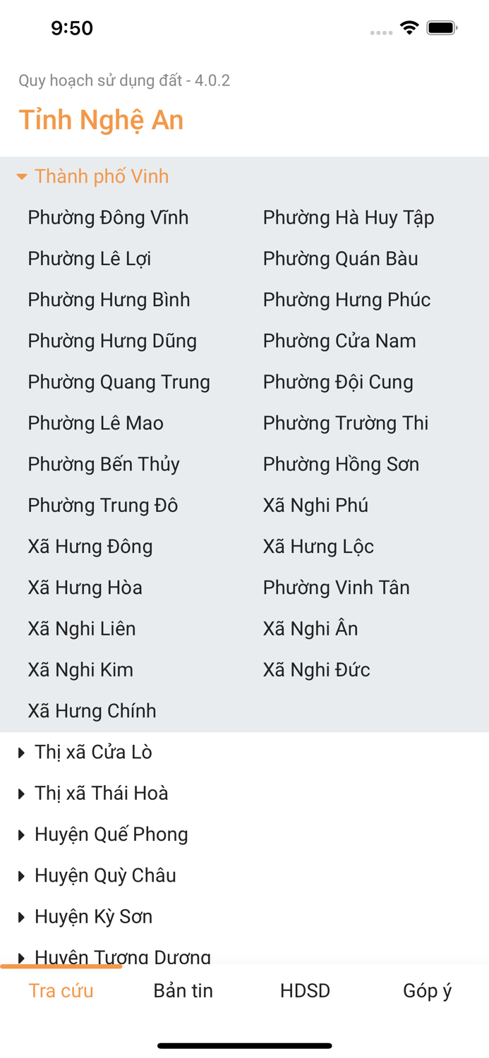 Quy hoạch Nghệ An