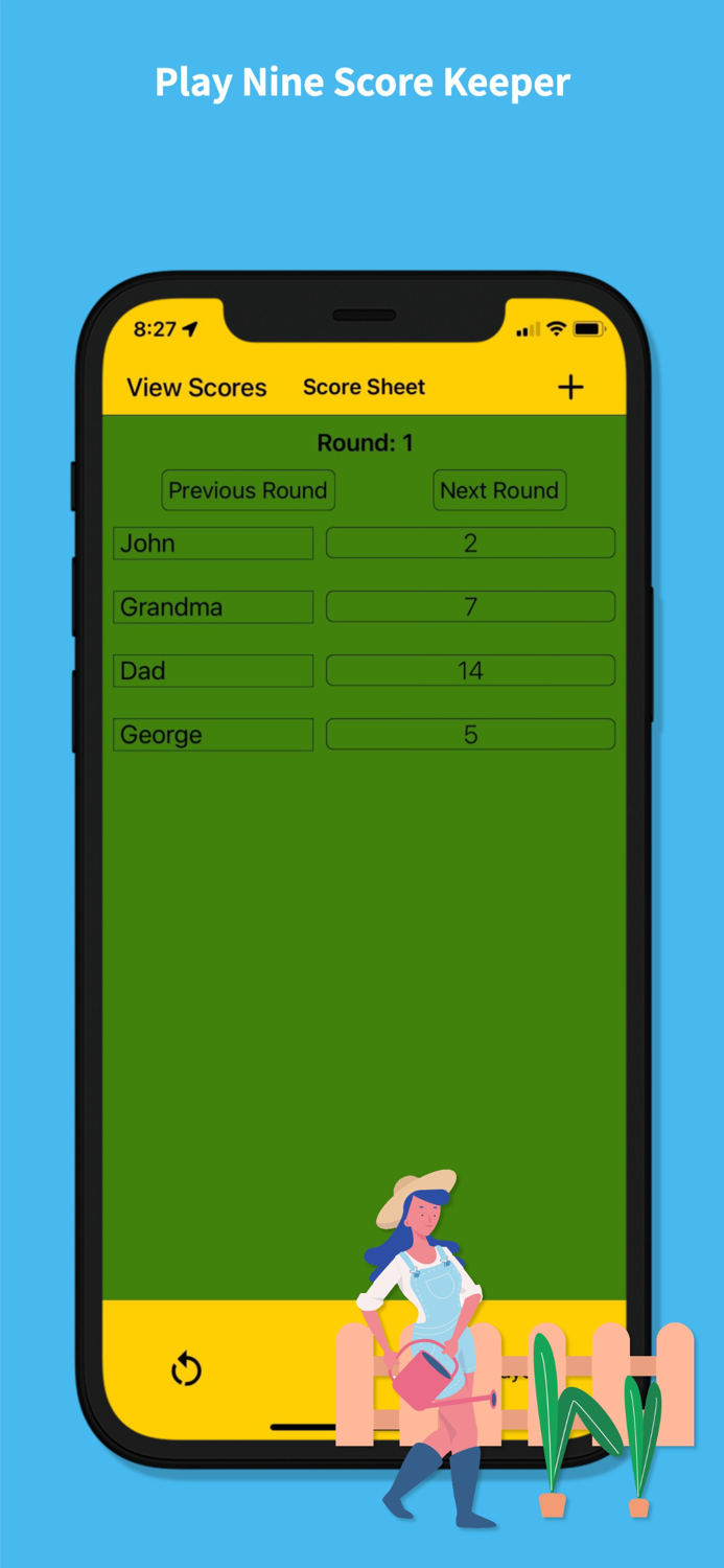 PlayNine Scorekeeping App