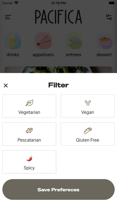 Curate Restaurant Show Screenshot