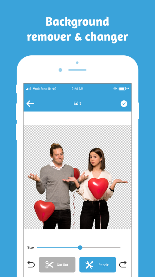 #1. Auto Image Background Editor (iOS) 由: Nitin Katrodiya