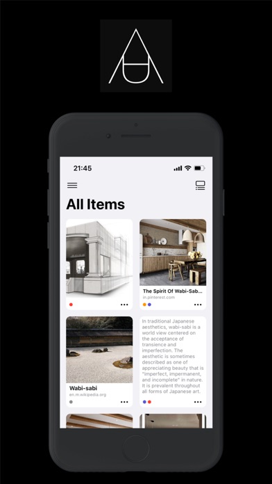 Collection of Inspiration Screenshot