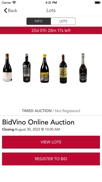 Bidvino Auction