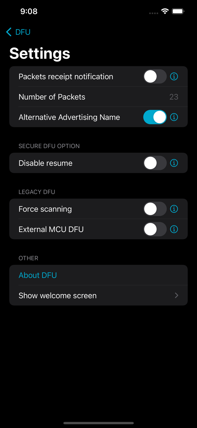 nRF Device Firmware Update