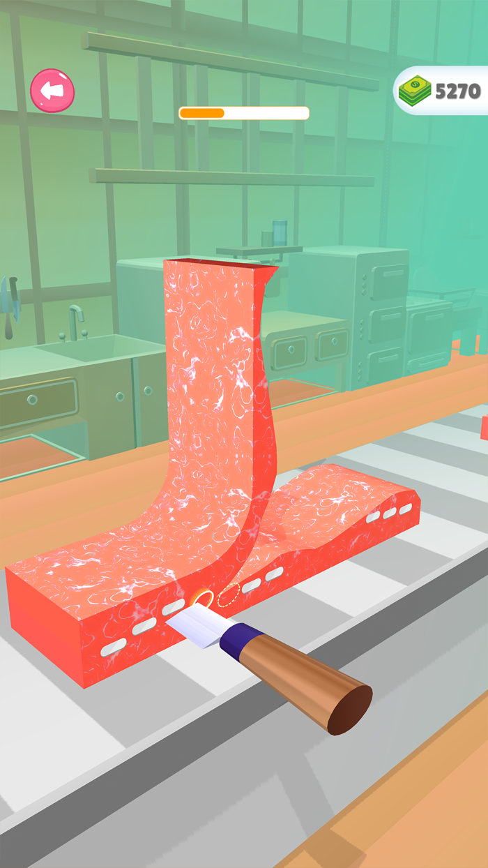 Steak Cooking and Food Cutting