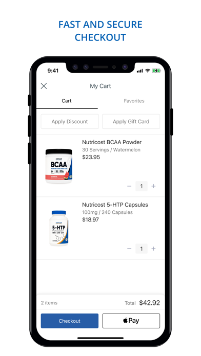 Nutricost Screenshot