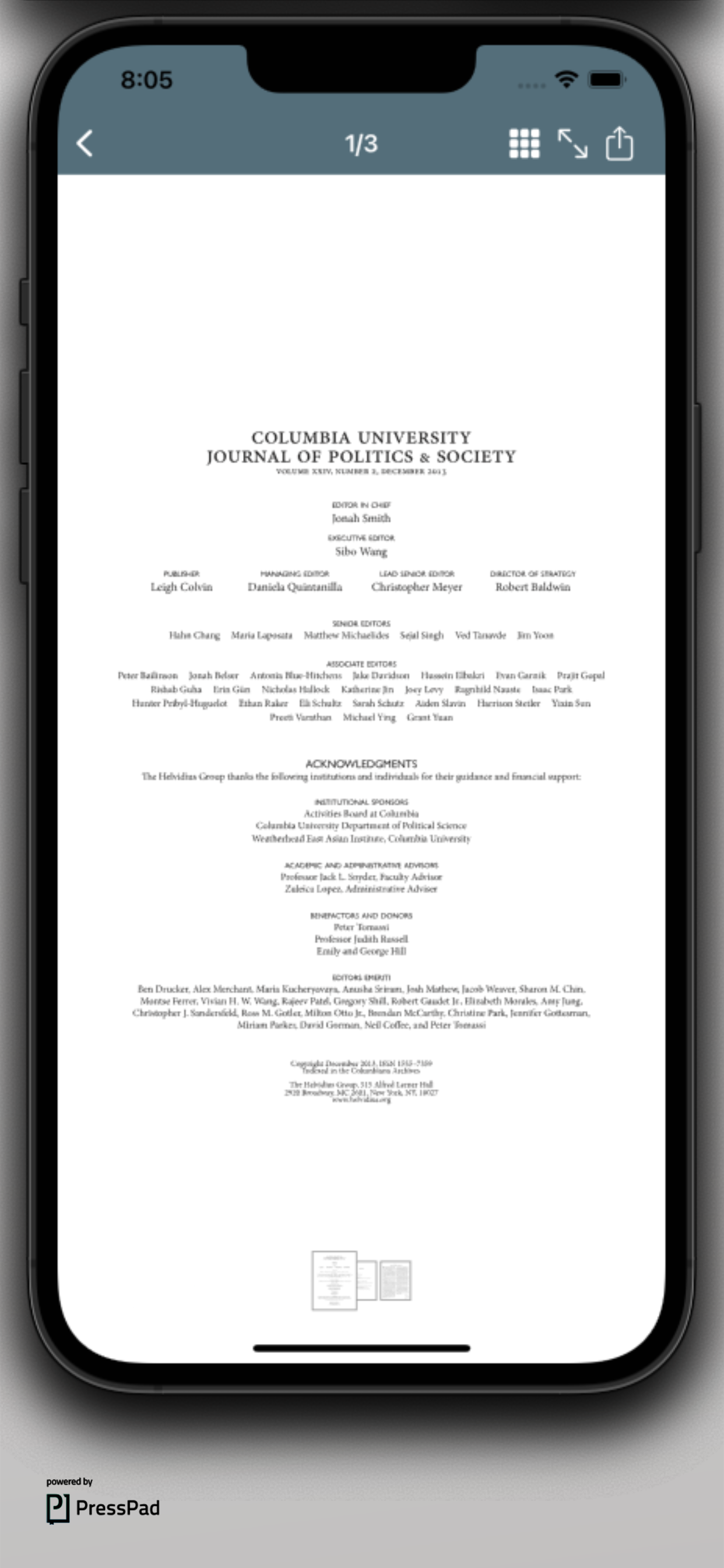 The Politics & Society Journal