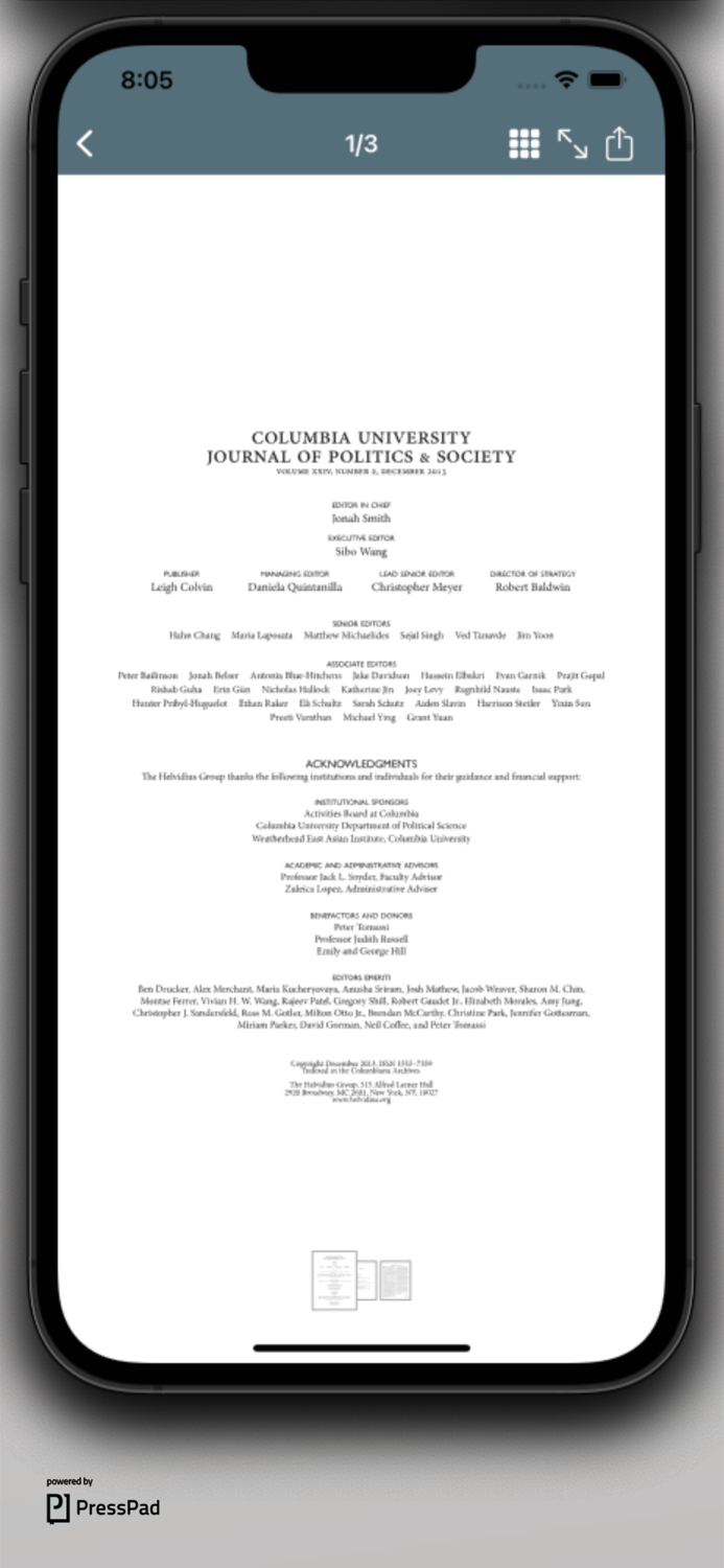 The Politics and Society Journal