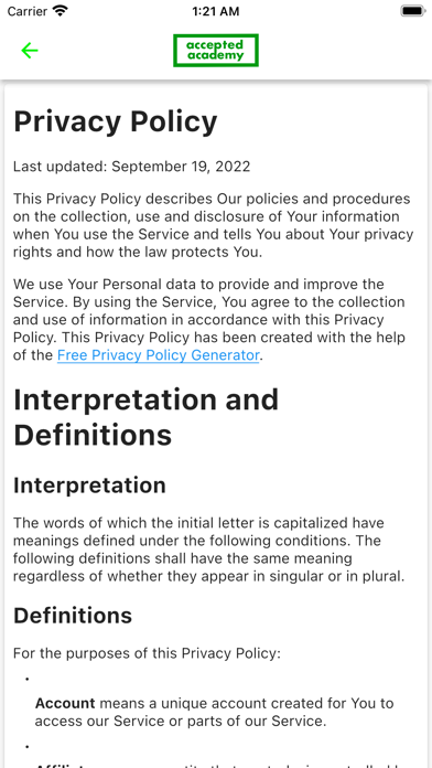 Accepted++ Screenshot