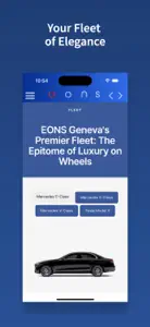 Eons Geneva: Airport transfers screenshot #1 for iPhone