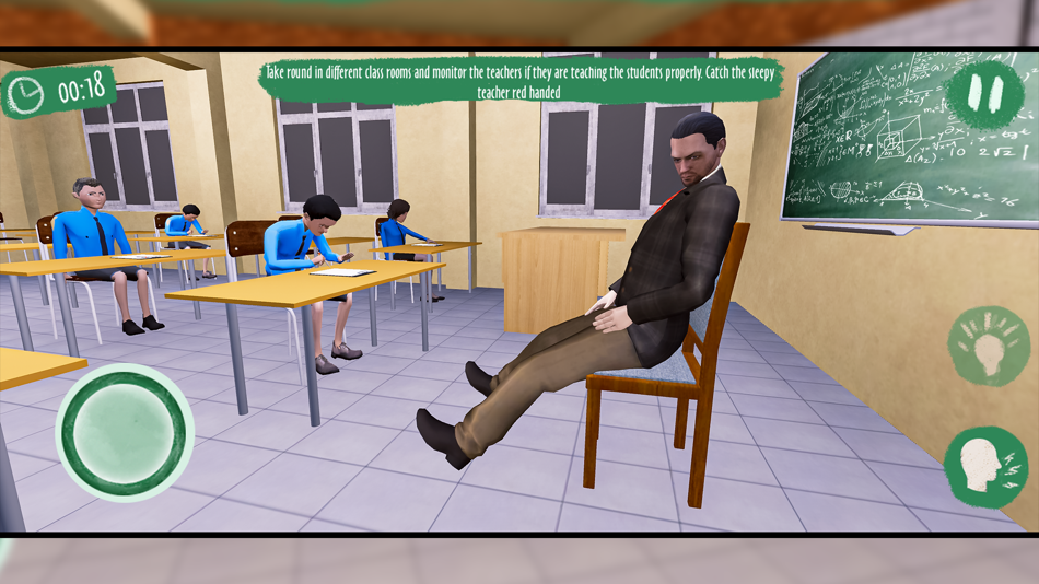 #1. Virtual Principal Life Sim (iOS) Podle: Usman Vaseer