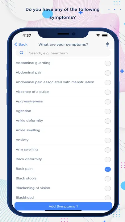 Symptom Checker & Medication iPhone Screenshot 3