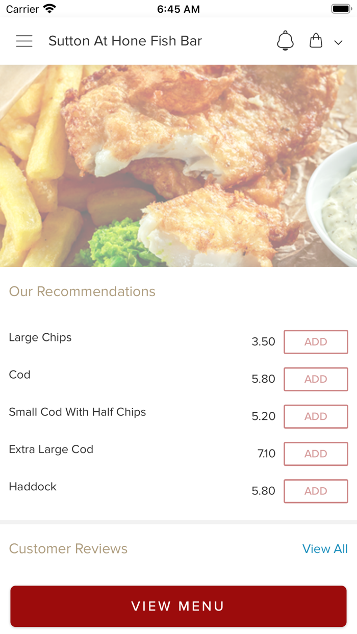 Sutton At Hone Fish Bar