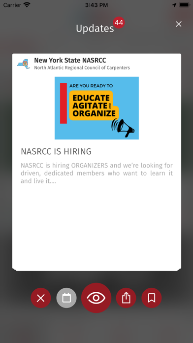 NASRCC NYS Screenshot