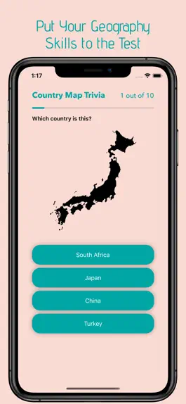 Game screenshot Country Map Trivia apk