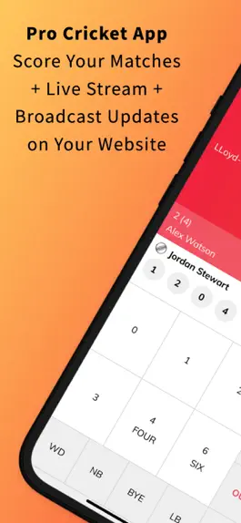 Game screenshot CrickPro - Cricket Scoring App mod apk