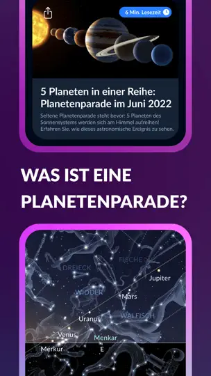 Screenshot von Sky Tonight: Sternenhimmel App auf dem iPhone 4