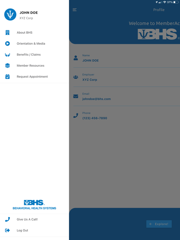 BHS MemberAccess iPad screenshot 3 - Medical app