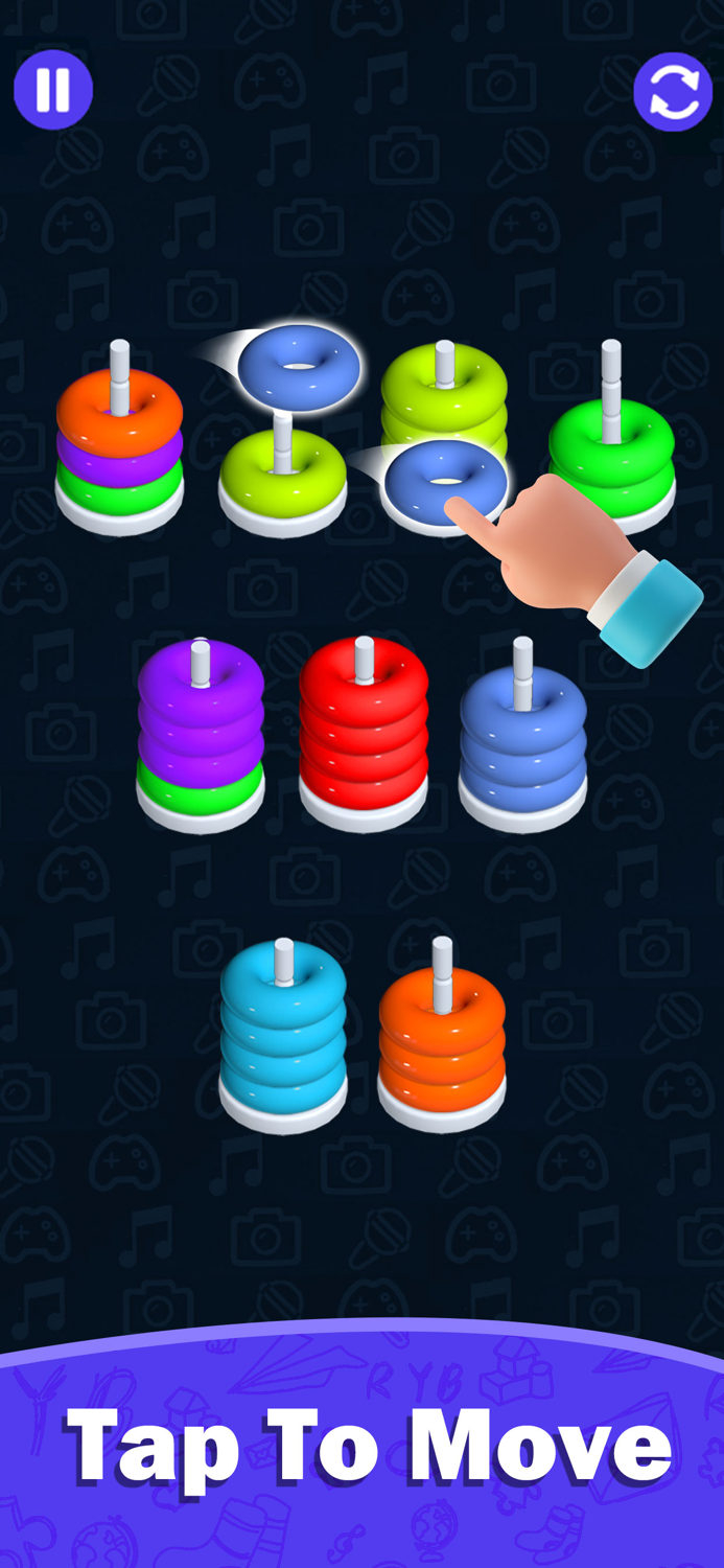 Stacolor - Stack The Colors 3D