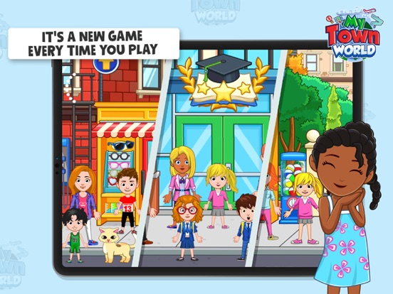 My Town World: Doll House Life iPad app afbeelding 7