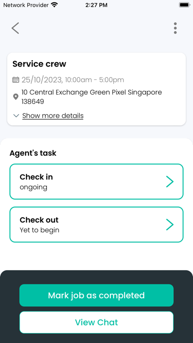 Inside: Manage your work Screenshot