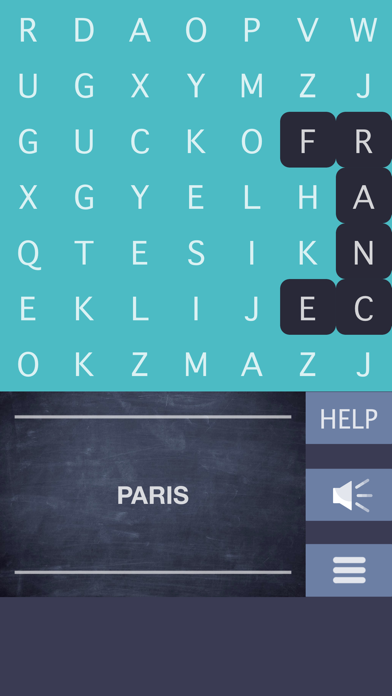 Word Guess Capital Word Finder Screenshot