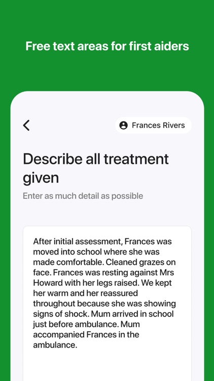 First aid forms screenshot-6