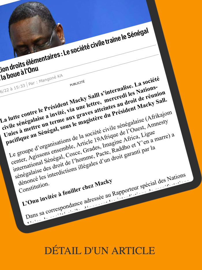 Senego Actualité au Sénégal