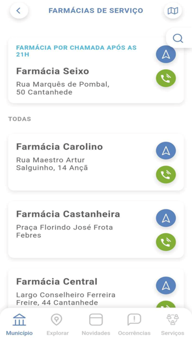 Município de Cantanhede Screenshot