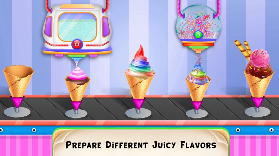 #3. Cone Ice Cupcake Making Shop (iOS) By: One Sider Games