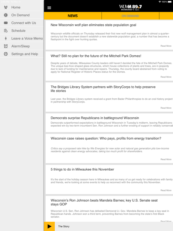 Screenshot #6 pour WUWM Milwaukee’s NPR