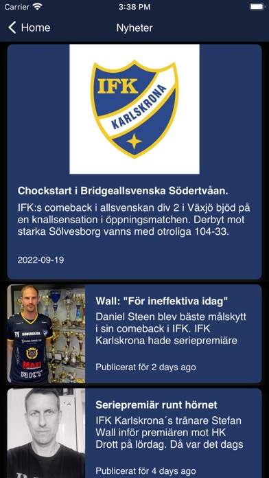 IFK Karlskrona screenshot 2