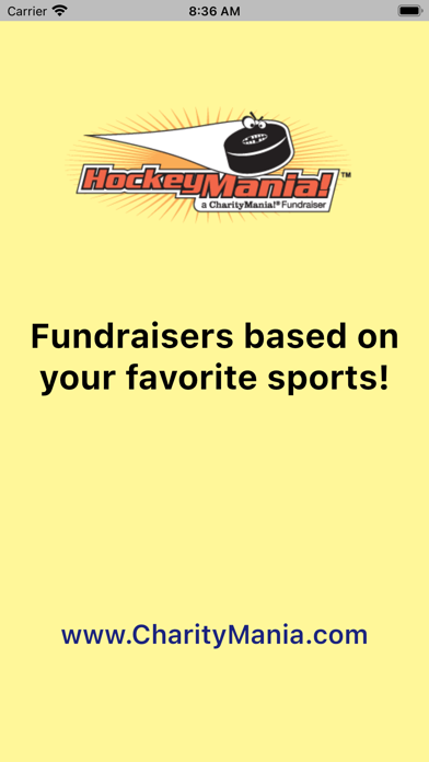HockeyMania Fundraisers Screenshot