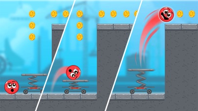 Red Roller Ball Adventure Game Screenshot