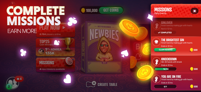 Gin Rummy Extra - Card Game