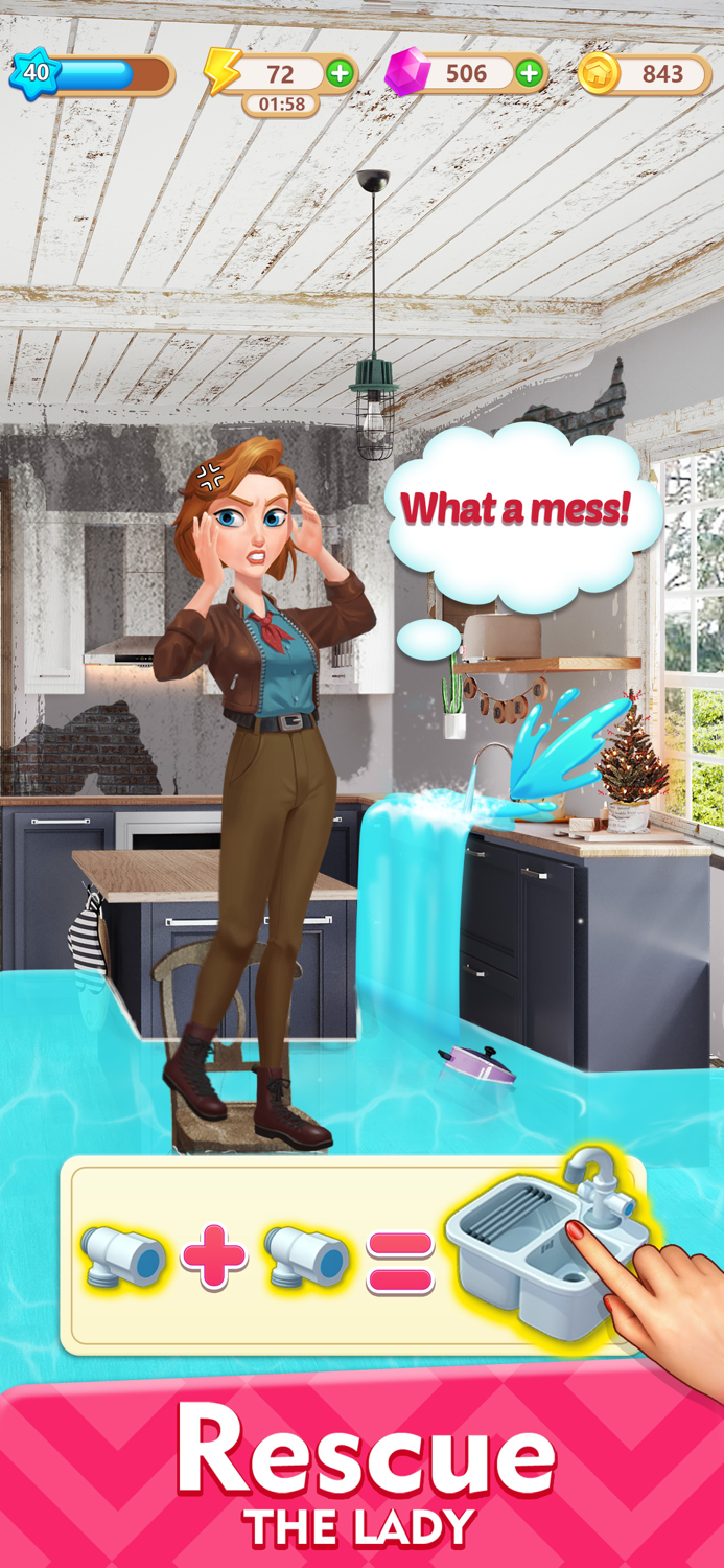 Happy Merge Decoration