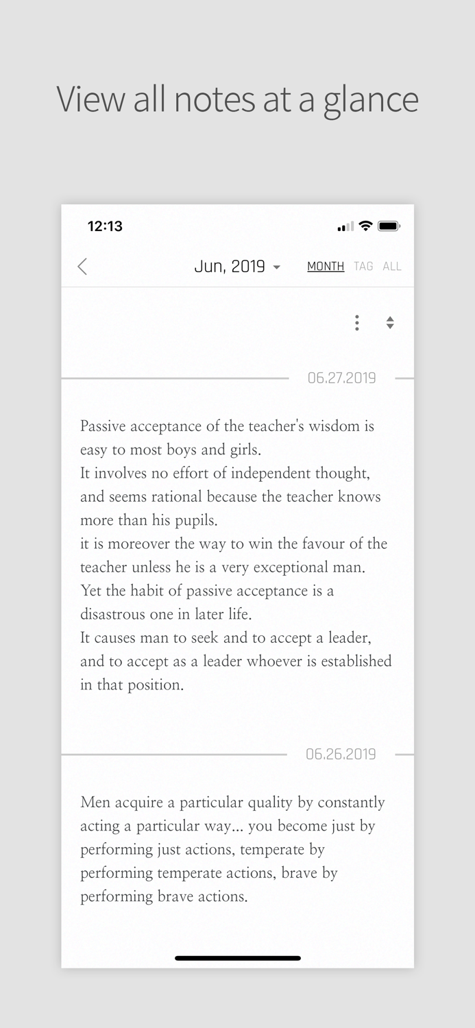 DAILY NOTE - Day Note Diary