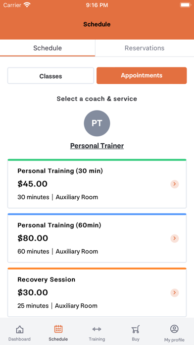 Coachman Strength Conditioning Screenshot