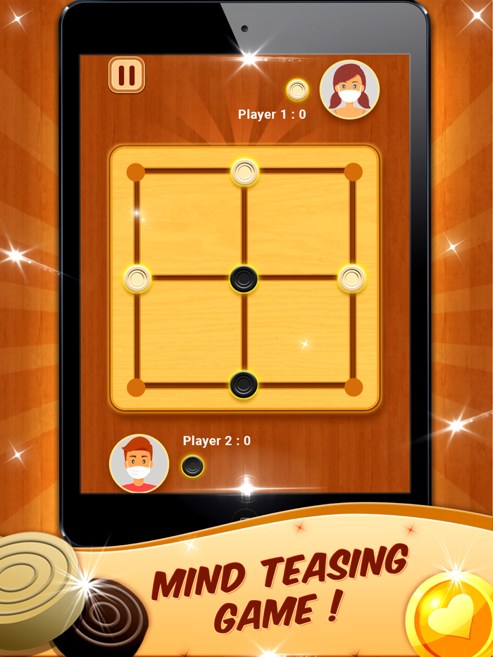 Mills Three Mens Morris Game