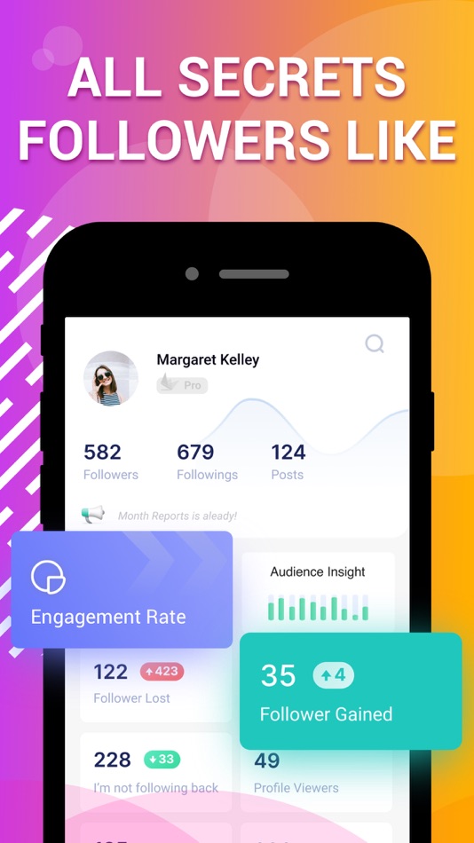 #2. Reports: Followers+ Tracker (iOS) 게시자: YI LIANG