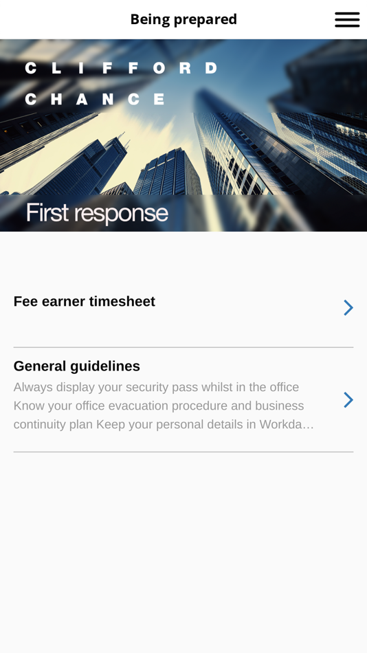 #4. Clifford Chance First response (iOS) Podle: Clifford Chance LLP