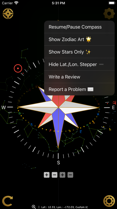 Ecliptic Compass Screenshot