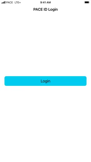 Screenshot von PACE ID auf dem iPhone 1