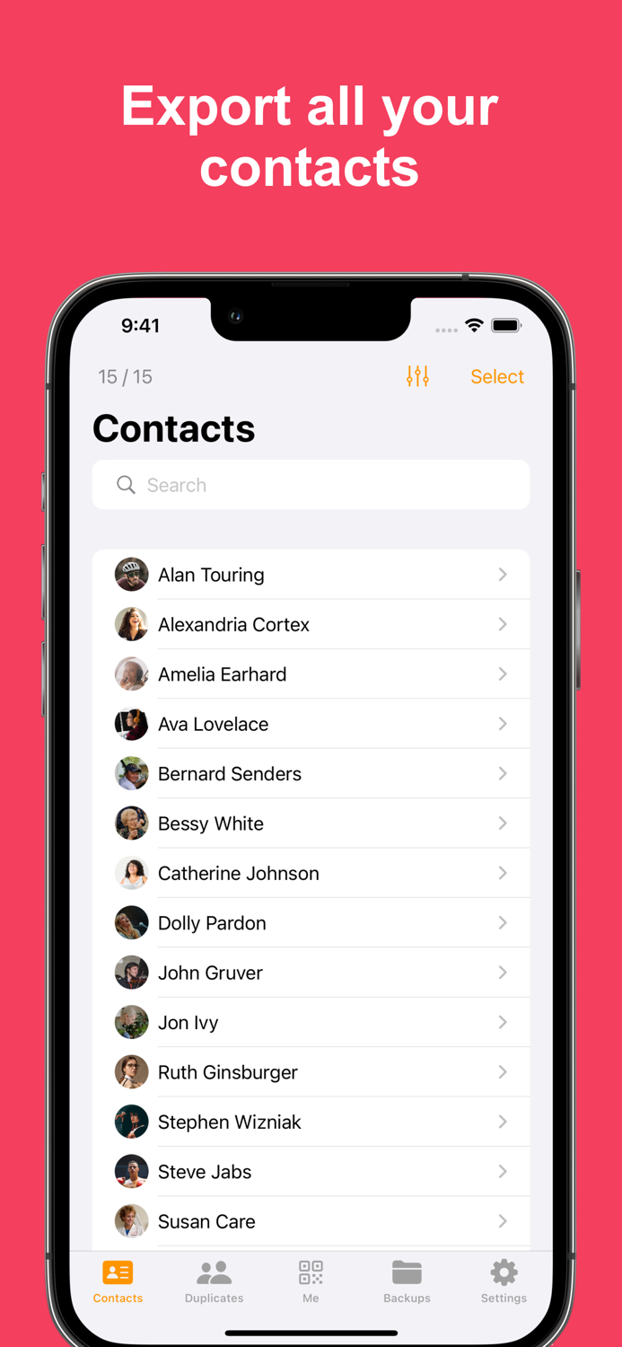Contact Tools - Backup and Merge