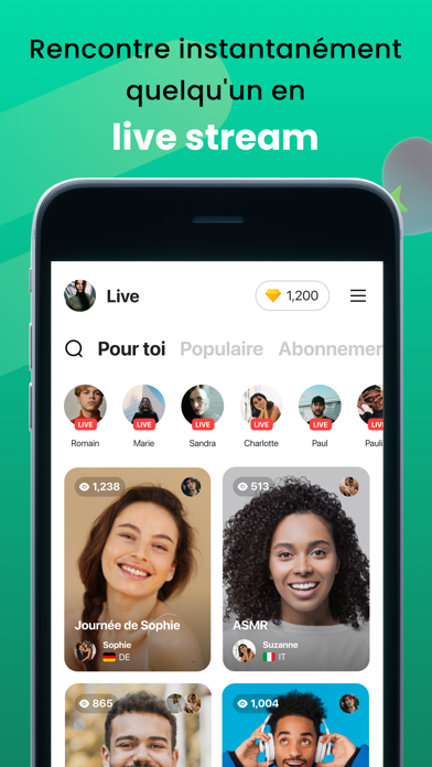 Screenshot #3 pour Azar: Chat vidéo en live