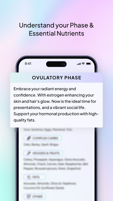 Adora: Cycle Syncing Meal Plan Screenshot