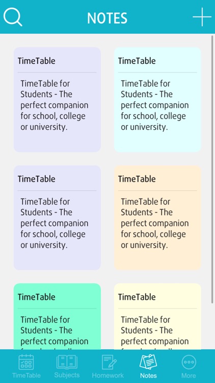 TimeTable for Students