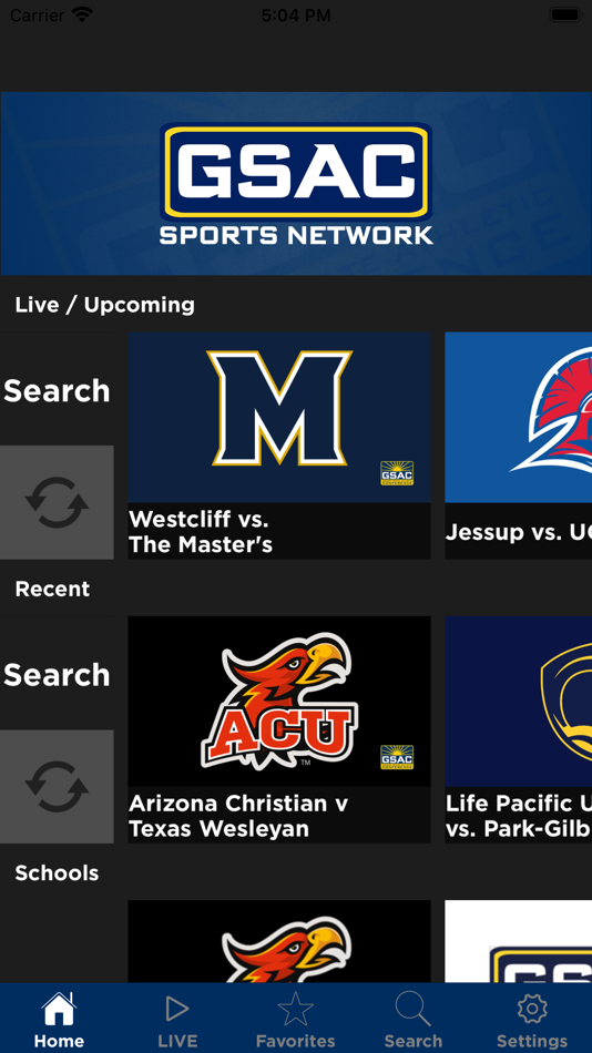 GSAC Sports Network - 4.0.11 - (iOS)